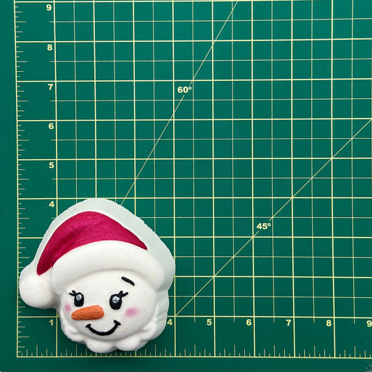 Christmas - Snowman W/Santa Hat